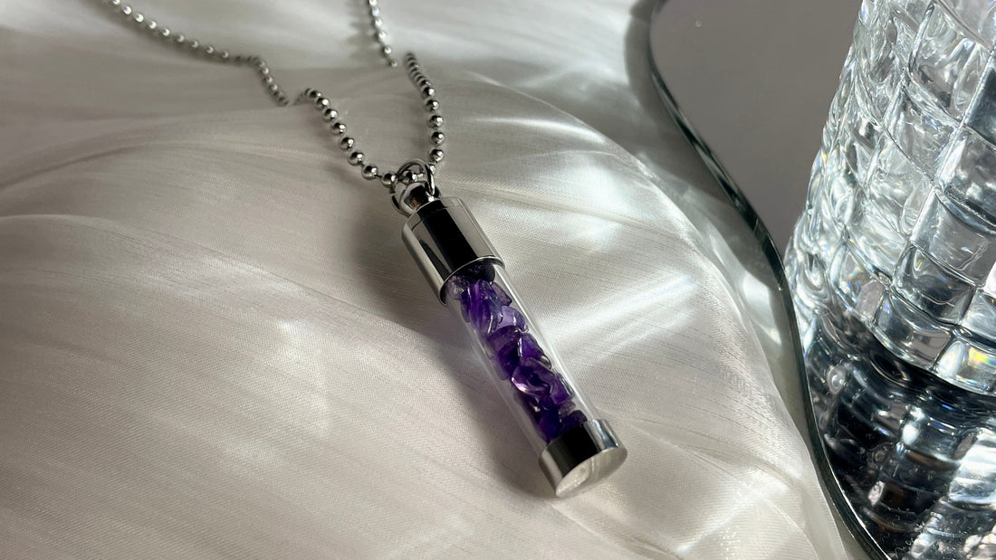 Healing Amethyst Necklace: How to Manifest Your Desires with Moon Water